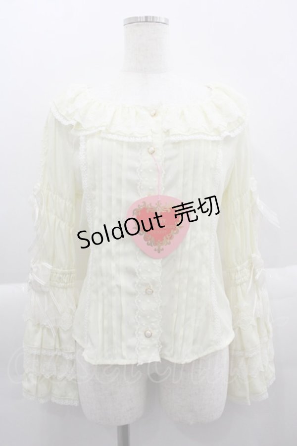 画像1: BABY,THE STARS SHINE BRIGHT / Be My Valentine プリンセスブラウス  イエロー I-25-03-29-022-BA-BL-HD-OS (1)