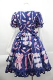 画像2: Angelic Pretty / Candy Ornamentワンピース  ネイビー I-25-04-04-045-AP-OP-HD-ZI (2)