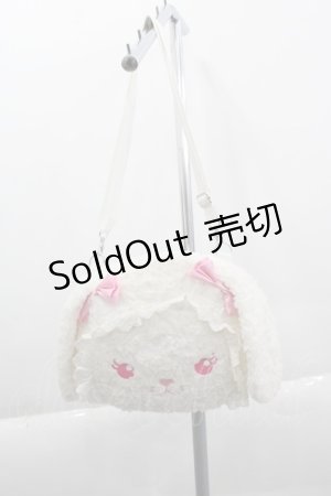 画像: BABY,THE STARS SHINE BRIGHT /  うさくみゃちゃんのおかおBag  白 I-25-04-04-101-BA-BG-HD-ZI