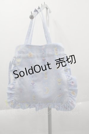 画像: Angelic Pretty / Dreamy Night Cakes巾着  サックス I-25-04-04-106-AP-BG-HD-ZI