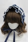 画像1: axes femme kawaii / タータンチェックヘッドドレス  ブルー I-25-04-04-110-AX-AC-HD-ZI (1)