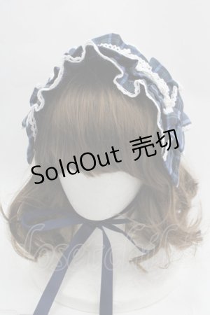 画像: axes femme kawaii / タータンチェックヘッドドレス  ブルー I-25-04-04-110-AX-AC-HD-ZI