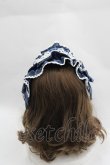 画像3: axes femme kawaii / タータンチェックヘッドドレス  ブルー I-25-04-04-110-AX-AC-HD-ZI (3)