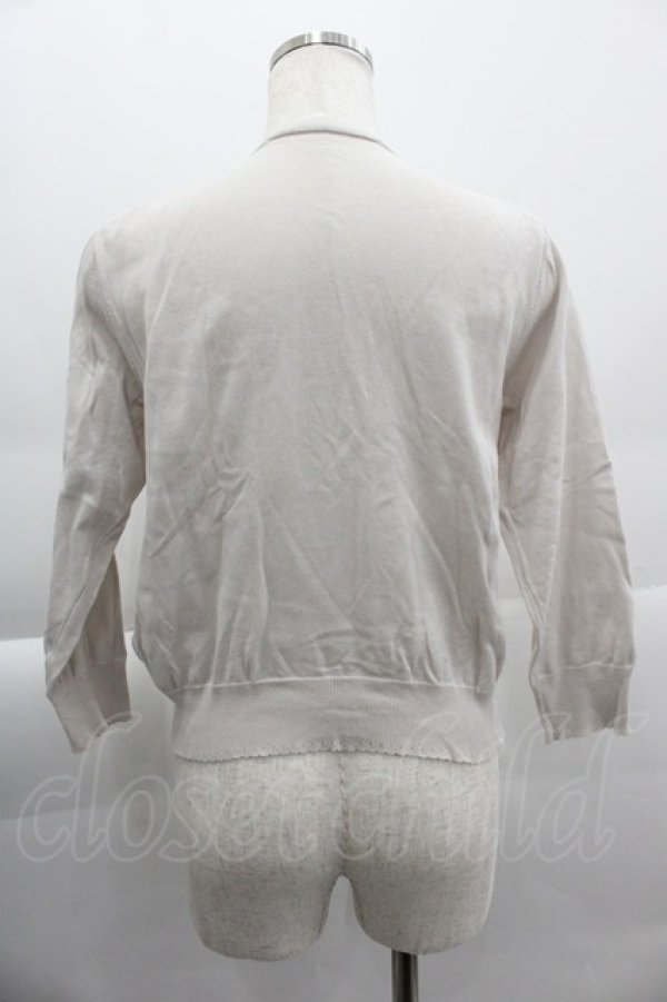 画像2: Jane Marple Dans Le Salon / Strawberry embroidery cardigan  アイボリー I-25-04-04-018-JM-TO-HD-ZI (2)