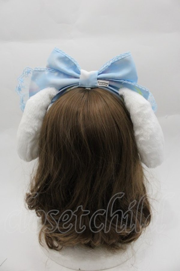 画像4: Angelic Pretty / Dreamy シナモロールジャンパースカートSet  サックス I-25-04-04-042-AP-OP-HD-ZI (4)