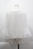 画像2: axes femme kawaii / レーシー姫袖ブラウス  白 I-25-04-07-006-AX-BL-HD-ZI (2)