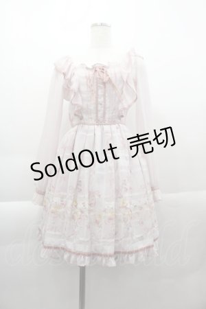 画像: LIZ LISA / イングリッシュローズワンピース  ピンク I-25-04-07-071-LO-OP-HD-ZI