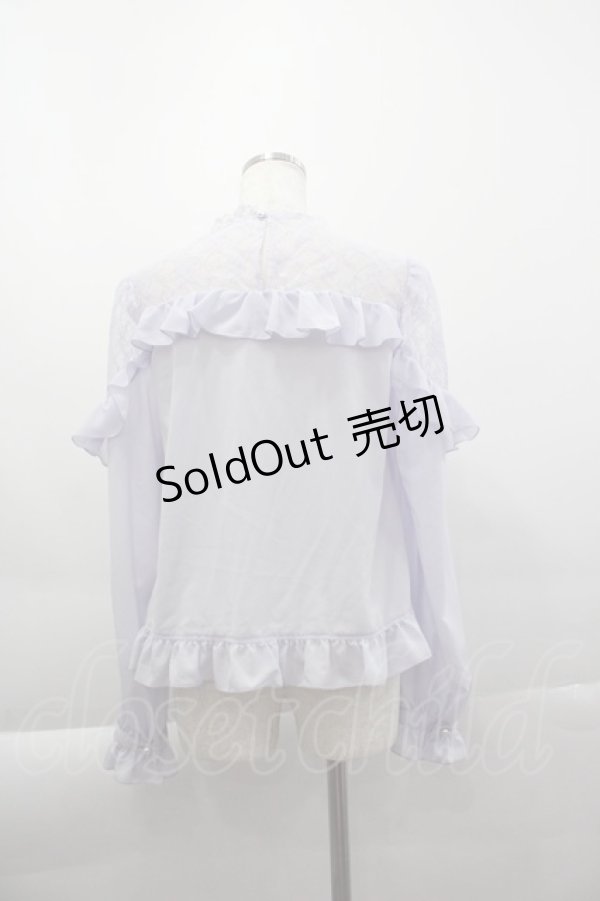 画像2: Angelic Pretty / Lacy Frillブラウス  ラベンダー I-25-04-07-007-AP-BL-HD-ZI (2)