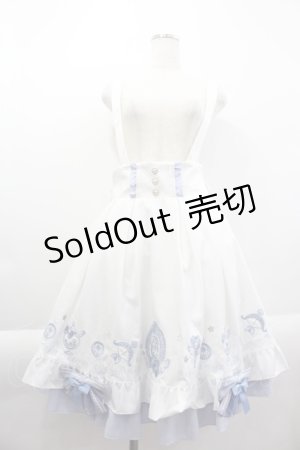 画像: Amavel / Magical Sweet Angelスカート  白Ｘ青 I-25-04-07-090-CA-SK-HD-ZI