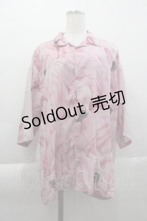 画像: MILKBOY / FLAMINGO シャツ  ピンク I-25-04-07-010-MB-BL-HD-ZI