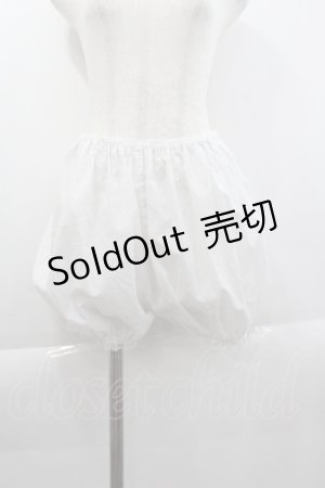 画像: metamorphose /  ドロワーズ  白 I-25-04-07-102-ME-PA-HD-ZI