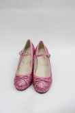 画像2: Emily Temple cute / グリッターバレエシューズ 23.5CM ピンク I-25-04-07-125-ET-ZA-HD-ZI (2)