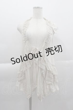 画像: Franche Lippee / レース&フリルジレ M ベージュ I-25-04-07-021-LO-TO-HD-ZI