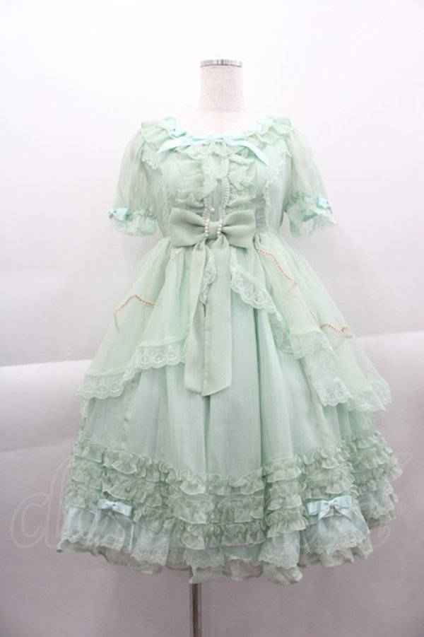 画像1: Angelic Pretty / Sweet Jelly Girlワンピース  グリーン I-25-04-07-043-AP-OP-HD-OS (1)