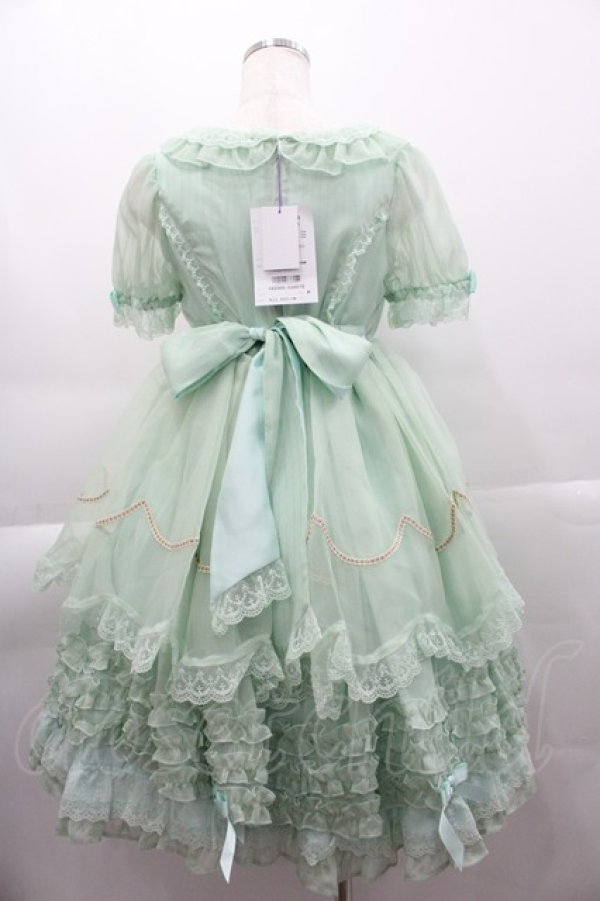 画像2: Angelic Pretty / Sweet Jelly Girlワンピース  グリーン I-25-04-07-043-AP-OP-HD-OS (2)