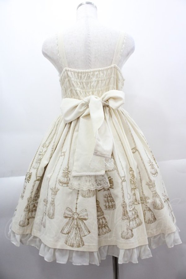 画像2: Angelic Pretty / Victorian Tasselジャンパースカート  アイボリー I-25-04-07-046-AP-OP-HD-ZI (2)