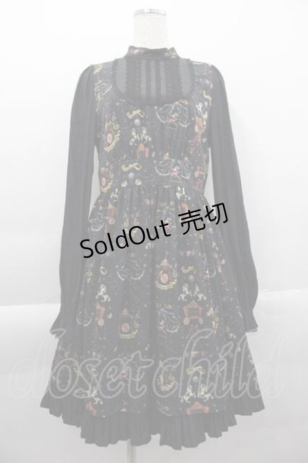 画像1: abilletage / CIRCUSワンピース  黒 I-25-04-10-071-GO-OP-HD-ZI (1)