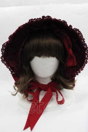 画像: BABY,THE STARS SHINE BRIGHT / HAT 別珍ボンネット  ボルドー I-25-04-10-111-BA-AC-HD-ZI