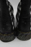 画像4: Dr.Martens （Getta Grip） / ギンガムチェック20ホールZIPブーツ UK4 黒Ｘ白チェック I-25-04-12-003-PU-SH-HD-ZI (4)