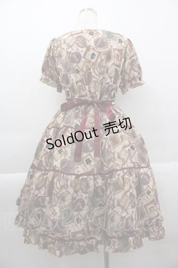 画像2: ALICE and the PIRATES / Memory frame of royal crown柄ワンピース  ピンク I-25-04-12-079-PA-OP-HD-ZI (2)
