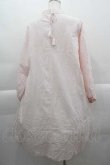 画像2: Samansa Mos3 / バテンレースチュニックワンピース  ピンク I-25-04-12-090-LO-OP-HD-ZI (2)