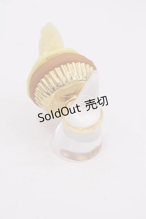 画像2: Q-pot. / Banana CupCakeリング  イエロー I-25-04-12-007-QP-AC-HD-ZI (2)