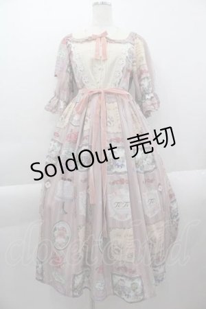 画像: axes femme kawaii / ティティ×ベアファミリーワンピース  ピンク I-25-04-12-099-AX-OP-HD-ZI