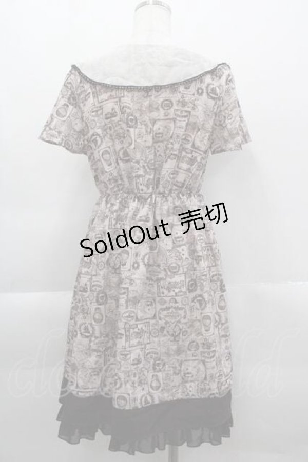画像2: axes femme POETIQUE / 航海図柄セーラーワンピース  ピンク I-25-04-12-106-AX-OP-HD-ZI (2)