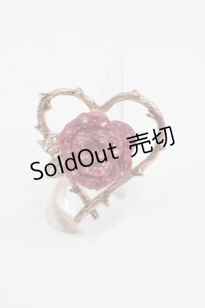 画像: MILK / ローズinハートリング 11号 ピンクゴールド I-25-04-12-011-ML-AC-HD-ZI