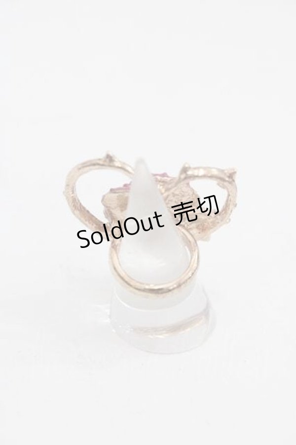 画像2: MILK / ローズinハートリング 11号 ピンクゴールド I-25-04-12-011-ML-AC-HD-ZI (2)