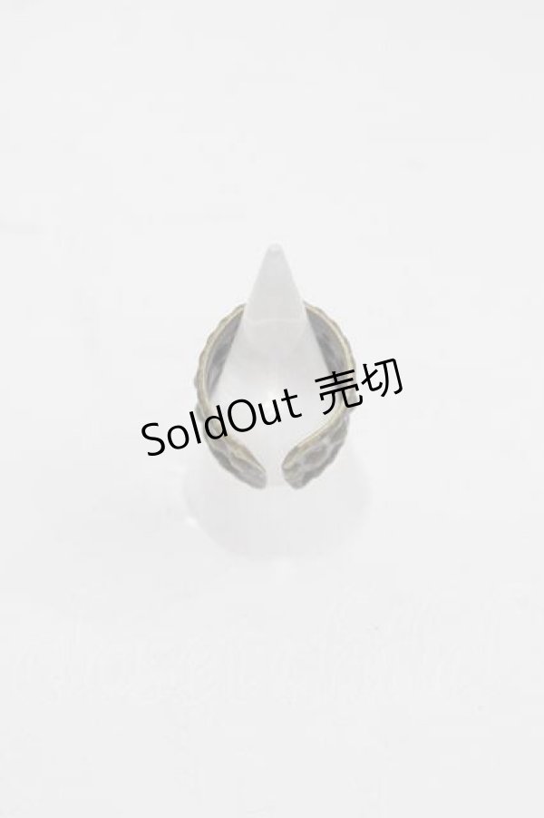 画像2: MARBLE / リング  アンティークゴールド I-25-04-12-012-GO-AC-HD-ZI (2)