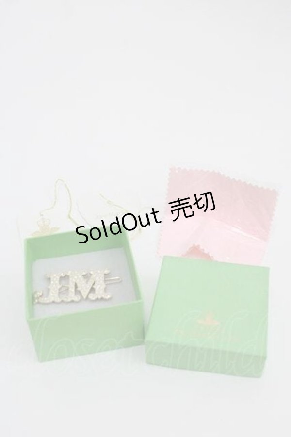画像1: Jane Marple / ロゴヘアクリップ  ゴールド I-25-04-12-026-JM-AC-HD-ZI (1)