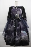 画像1: Royal Princess Alice / Sweet Dreams Fantasia〜甘い夢の幻想曲〜ペプラム付きワンピース  ブラック I-25-04-16-053-LO-OP-HD-ZI (1)