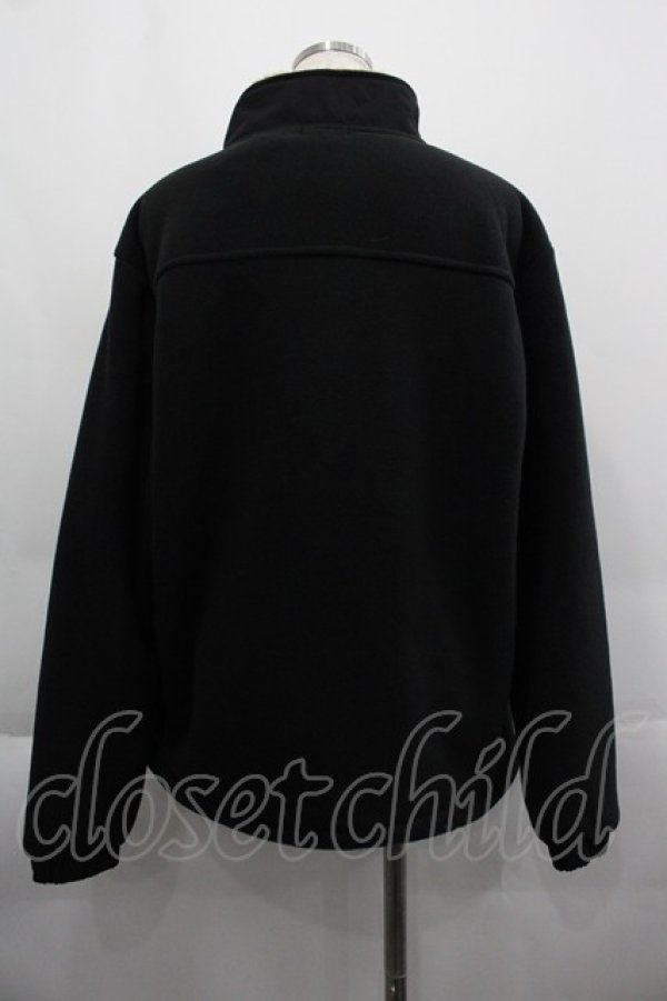 画像2: NieR Clothing / 裏起毛うさぎ刺繍ブルゾン  黒Ｘブラウン I-25-04-16-080-PU-JA-HD-C045 (2)