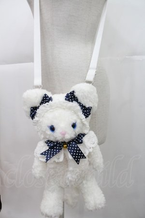 画像: BABY,THE STARS SHINE BRIGHT / ねこくみゃポシェット  白Ｘ紺 I-25-04-16-106-BA-BG-HD-ZT170