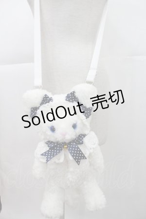 画像: BABY,THE STARS SHINE BRIGHT / ねこくみゃポシェット  白Ｘ紺 I-25-04-16-106-BA-BG-HD-ZT170