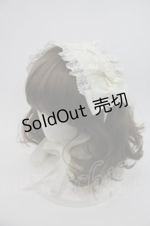 画像: BABY,THE STARS SHINE BRIGHT / はしごレースのスピンドールヘッドドレス  生成り I-25-04-16-115-BA-ZA-HD-ZI