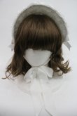 画像2: 星箱works / リトルグレイスボンネット  白 I-25-04-16-116-PU-AC-HD-ZI (2)