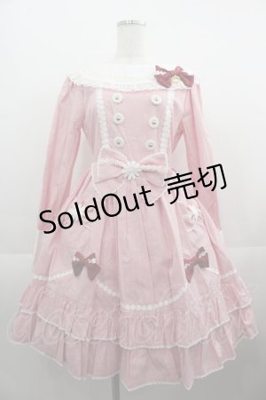 画像: BABY,THE STARS SHINE BRIGHT / Sweet Margueriteワンピース  赤Ｘ白 I-25-04-19-053-BA-OP-HD-ZY