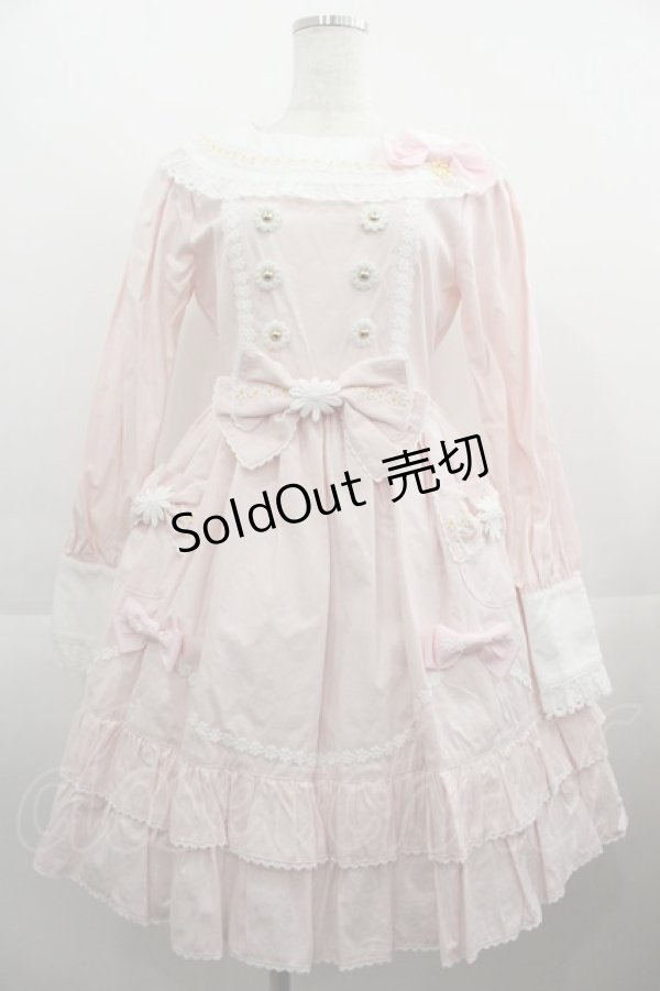 画像1: BABY,THE STARS SHINE BRIGHT / Sweet Margueriteワンピース  ピンク I-25-04-19-054-BA-OP-HD-ZI (1)