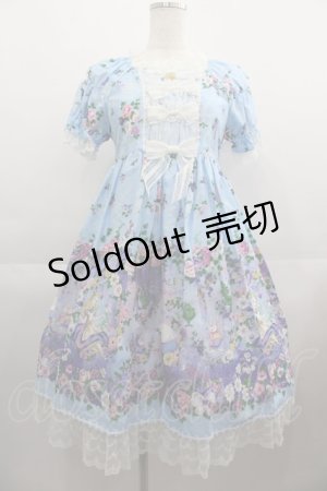 画像: BABY,THE STARS SHINE BRIGHT / ALICEドットチュールワンピース  サックス I-25-04-19-058-BA-OP-HD-ZI