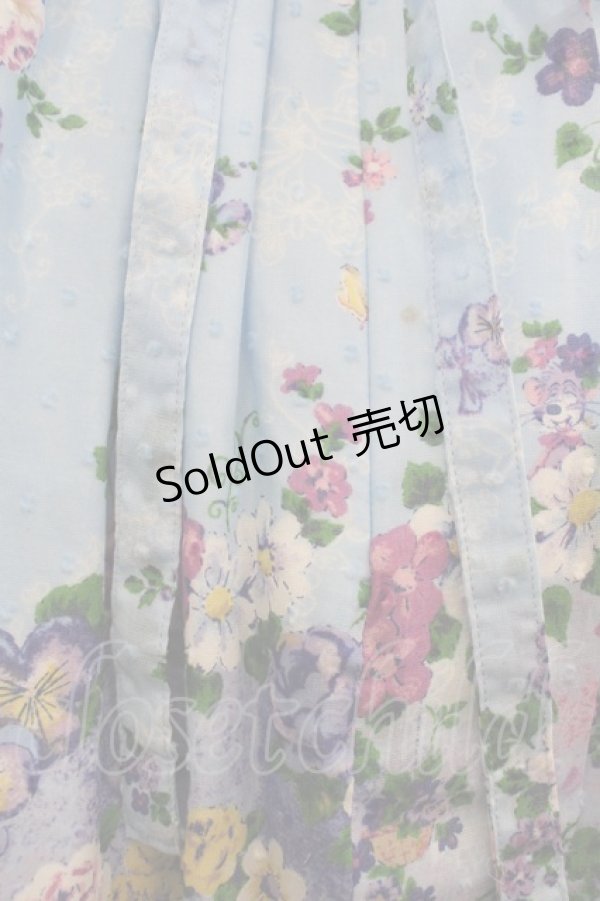 画像3: BABY,THE STARS SHINE BRIGHT / ALICEドットチュールワンピース  サックス I-25-04-19-058-BA-OP-HD-ZI (3)