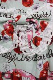 画像3: BABY,THE STARS SHINE BRIGHT / チェリーランデヴー〜BABY CHERRY の恋の始まり〜柄ジャンパースカートII  ミント I-25-04-19-062-BA-OP-HD-ZI (3)