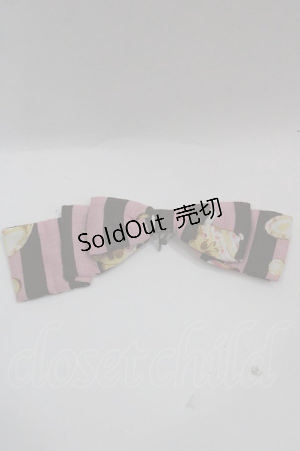 画像3: metamorphose / おかしなくにのTea Partyシャーリングジャンパースカート&リボンバレッタセット  ピンク I-25-04-19-077-ME-OP-HD-ZI (3)