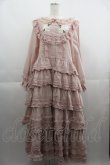 画像1: PINK HOUSE / ホワイトローズ刺繍使いワンピース  ピンク I-25-04-19-111-LO-OP-HD-ZI (1)