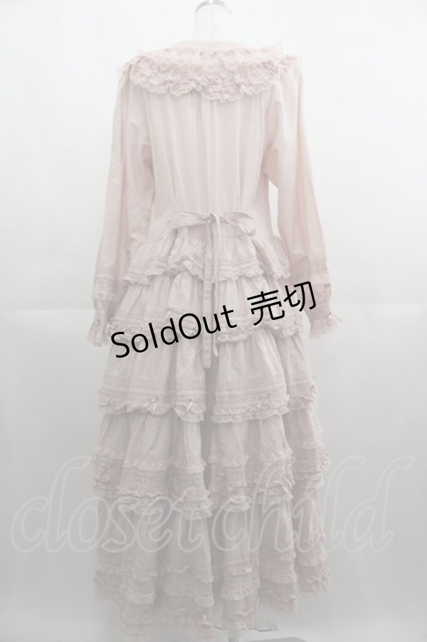 画像2: PINK HOUSE / ホワイトローズ刺繍使いワンピース  ピンク I-25-04-19-111-LO-OP-HD-ZY (2)