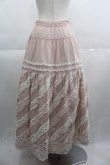 画像2: PINK HOUSE / 配色フリルローンスカート  ピンク I-25-04-19-123-LO-SK-HD-ZI (2)