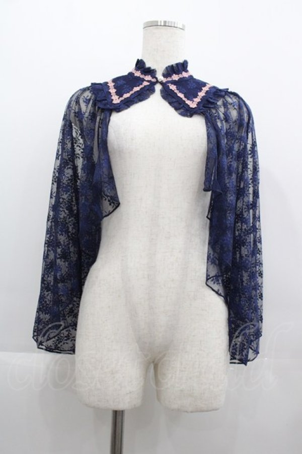 画像1: axes femme kawaii / ブルーミングレースケープ M 紺 I-25-04-19-012-AX-JA-HD-ZI (1)
