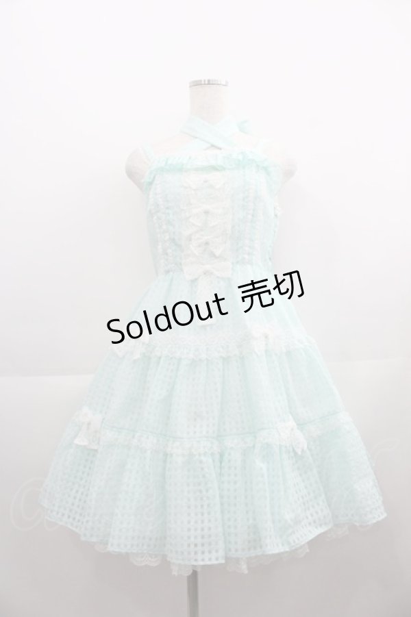 画像1: Angelic Pretty / マーガレットドールジャンパースカート  ミント I-25-04-19-028-AP-OP-HD-ZI (1)