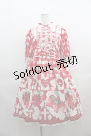 画像: Angelic Pretty / チェリーマルグリットワンピース  赤 I-25-04-19-030-AP-OP-HD-ZI